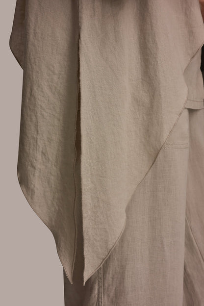 Donna Karan 3/4 SLEEVE OVERLAY BLOUSE