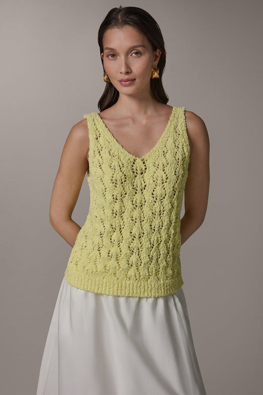 Donna Karan SLEEVELESS SWEATER TANK