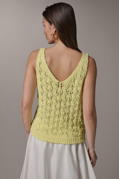 Donna Karan SLEEVELESS SWEATER TANK