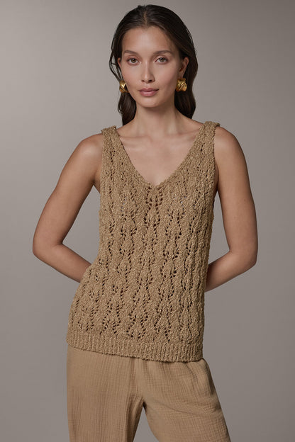 Donna Karan SLEEVELESS SWEATER TANK