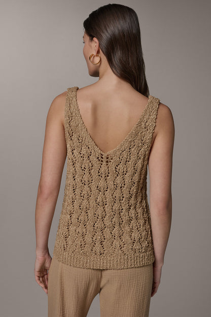 Donna Karan SLEEVELESS SWEATER TANK