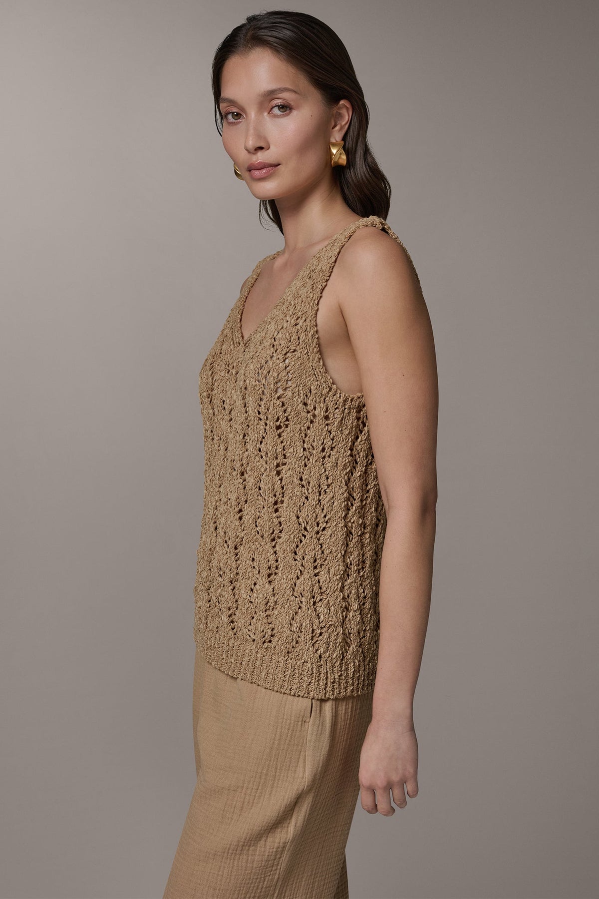 Donna Karan SLEEVELESS SWEATER TANK