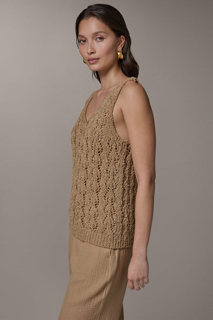 Donna Karan SLEEVELESS SWEATER TANK