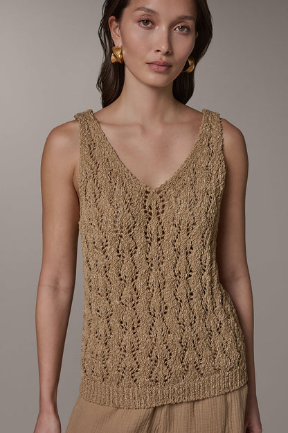 Donna Karan SLEEVELESS SWEATER TANK