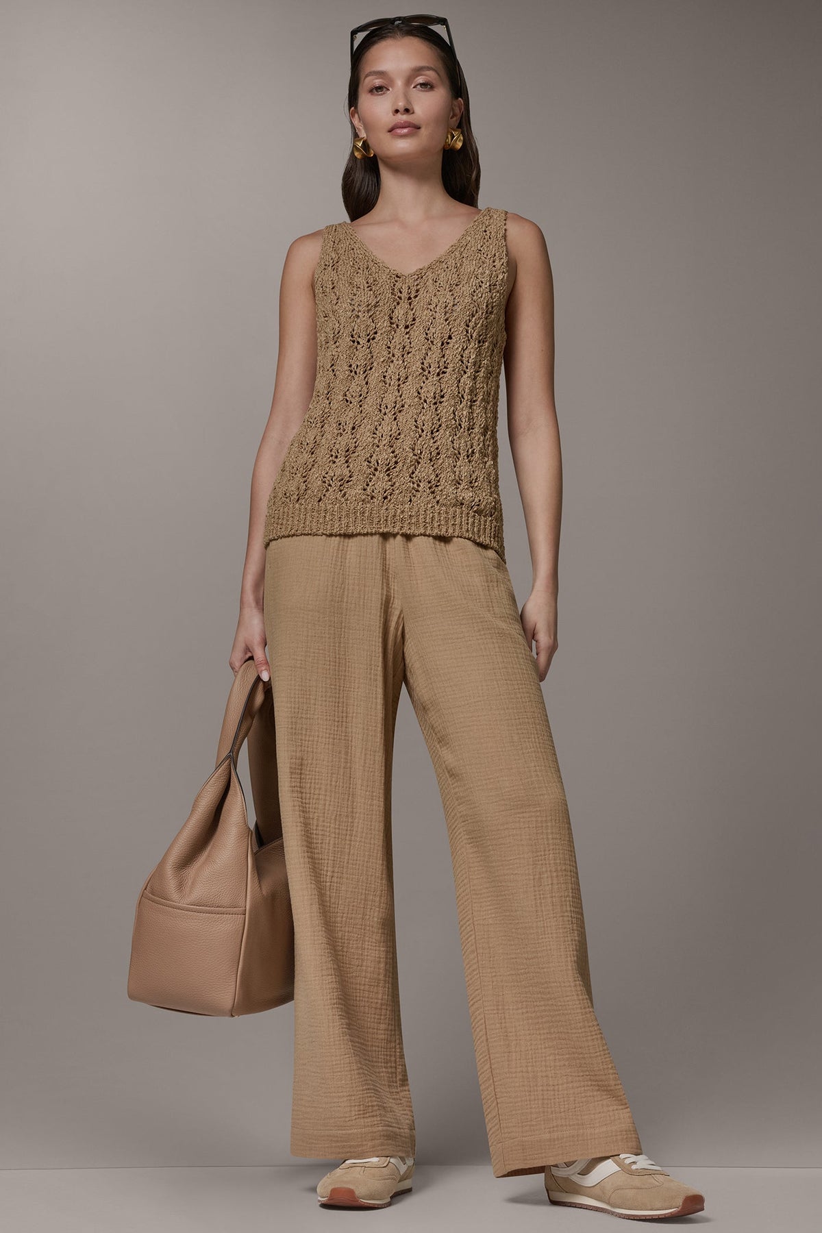 Donna Karan SLEEVELESS SWEATER TANK