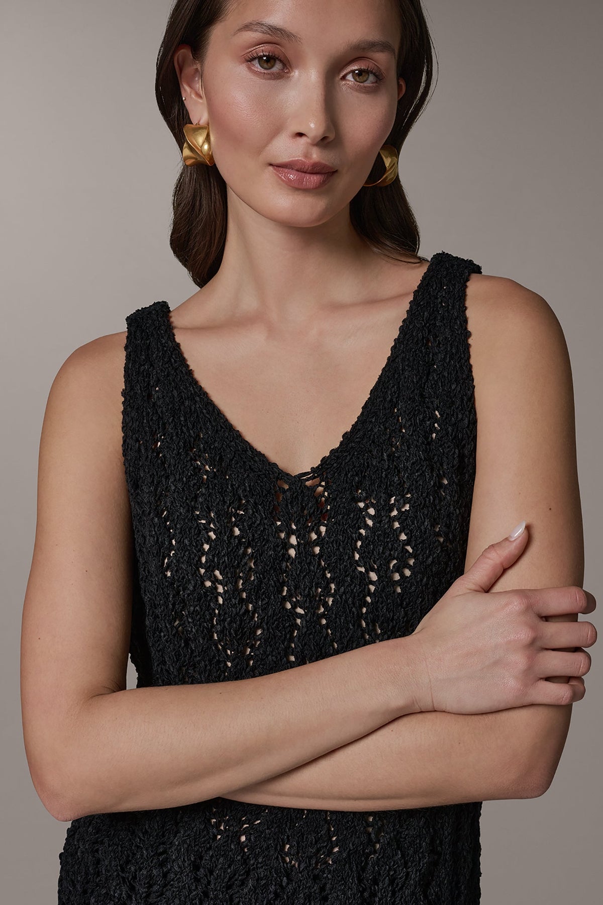 Donna Karan SLEEVELESS SWEATER TANK