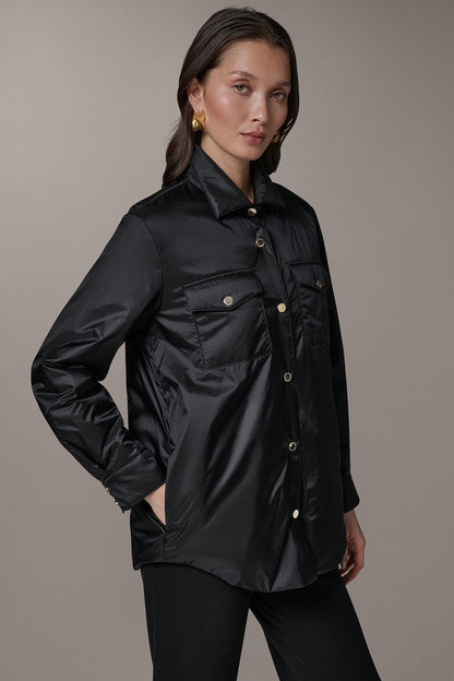 Donna Karan LONG SLEEVE SHIRT JACKET
