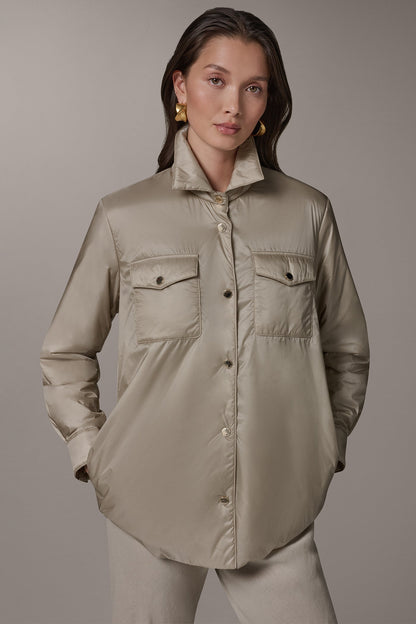 Donna Karan LONG SLEEVE SHIRT JACKET