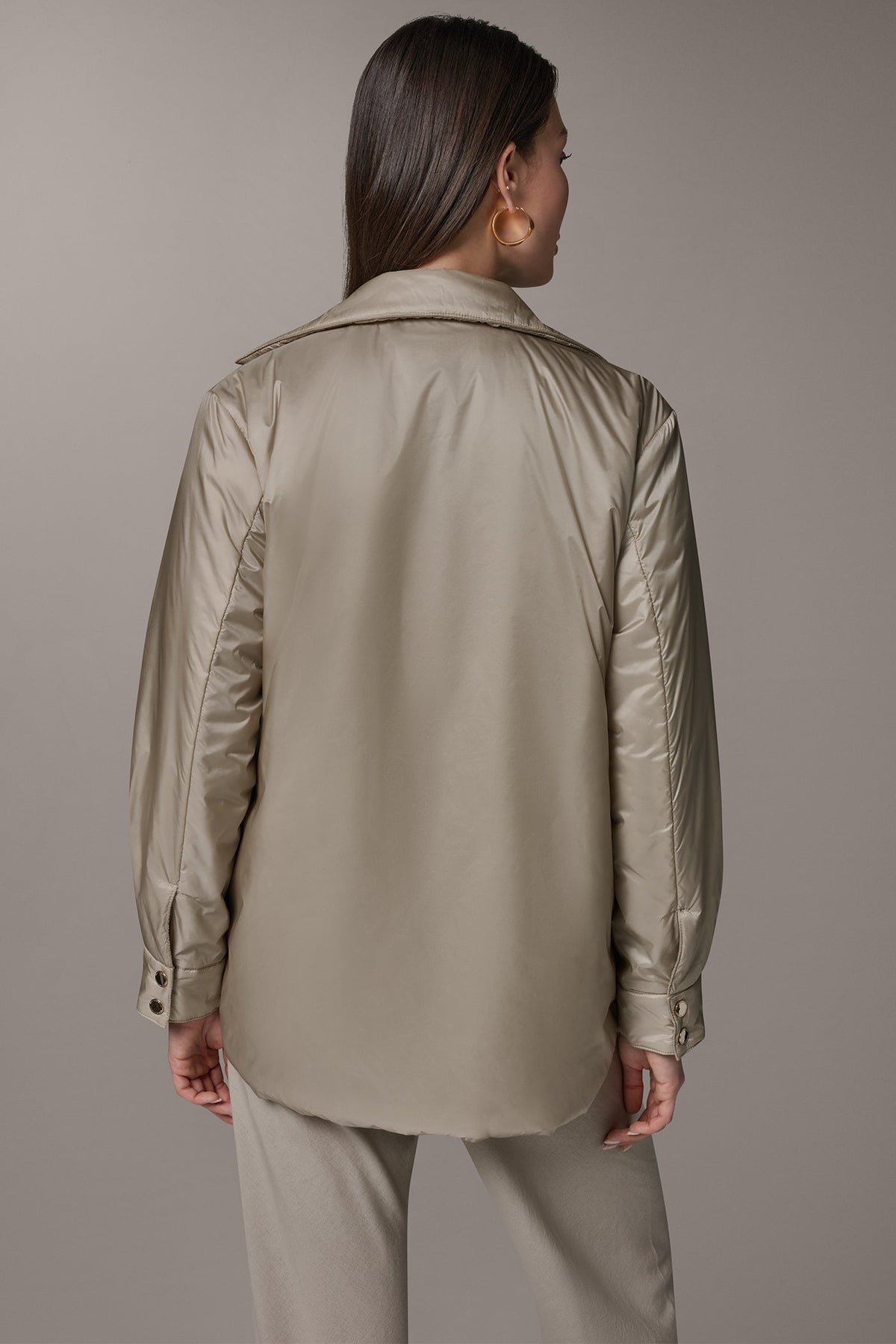 Donna Karan LONG SLEEVE SHIRT JACKET