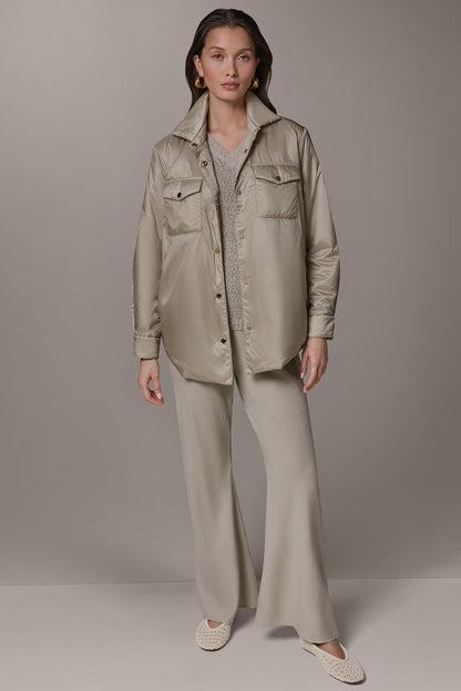 Donna Karan LONG SLEEVE SHIRT JACKET