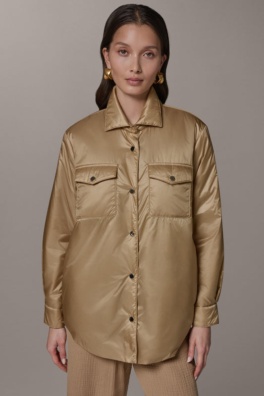 Donna Karan LONG SLEEVE SHIRT JACKET