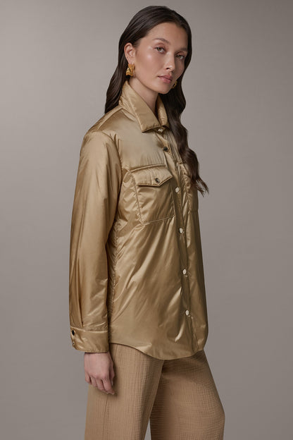 Donna Karan LONG SLEEVE SHIRT JACKET