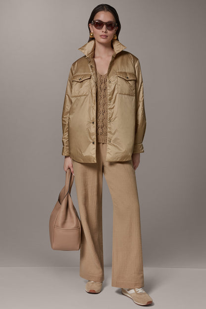 Donna Karan LONG SLEEVE SHIRT JACKET