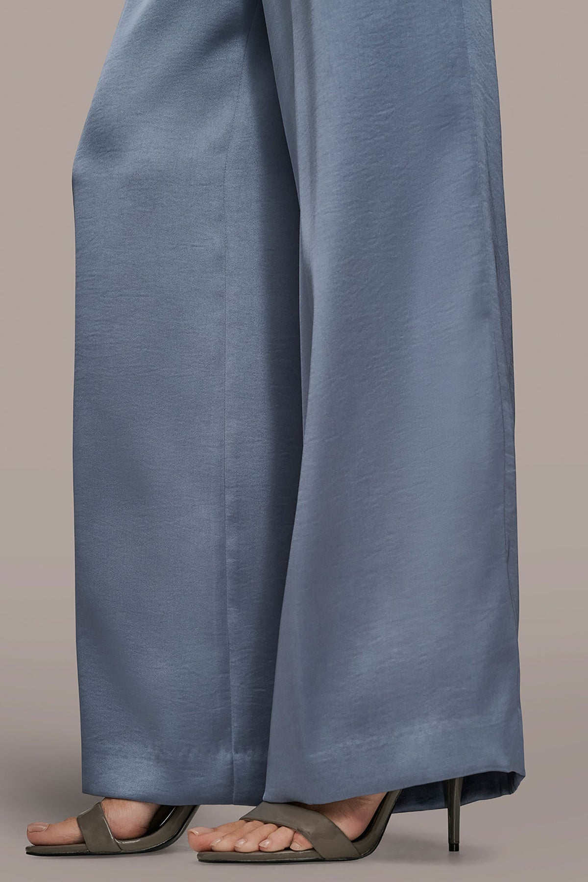 Donna Karan EXTRA HIGH-RISE SATIN PULL-ON PANT