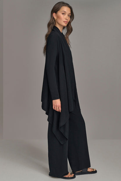 Donna Karan CASHMERE LONG SLEEVE CARDIGAN