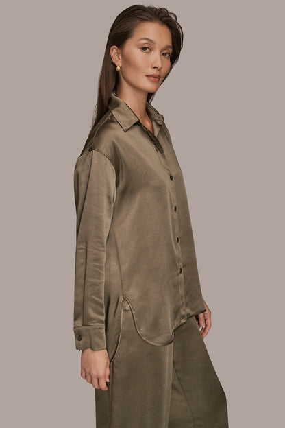 Donna Karan SATIN SHIRT