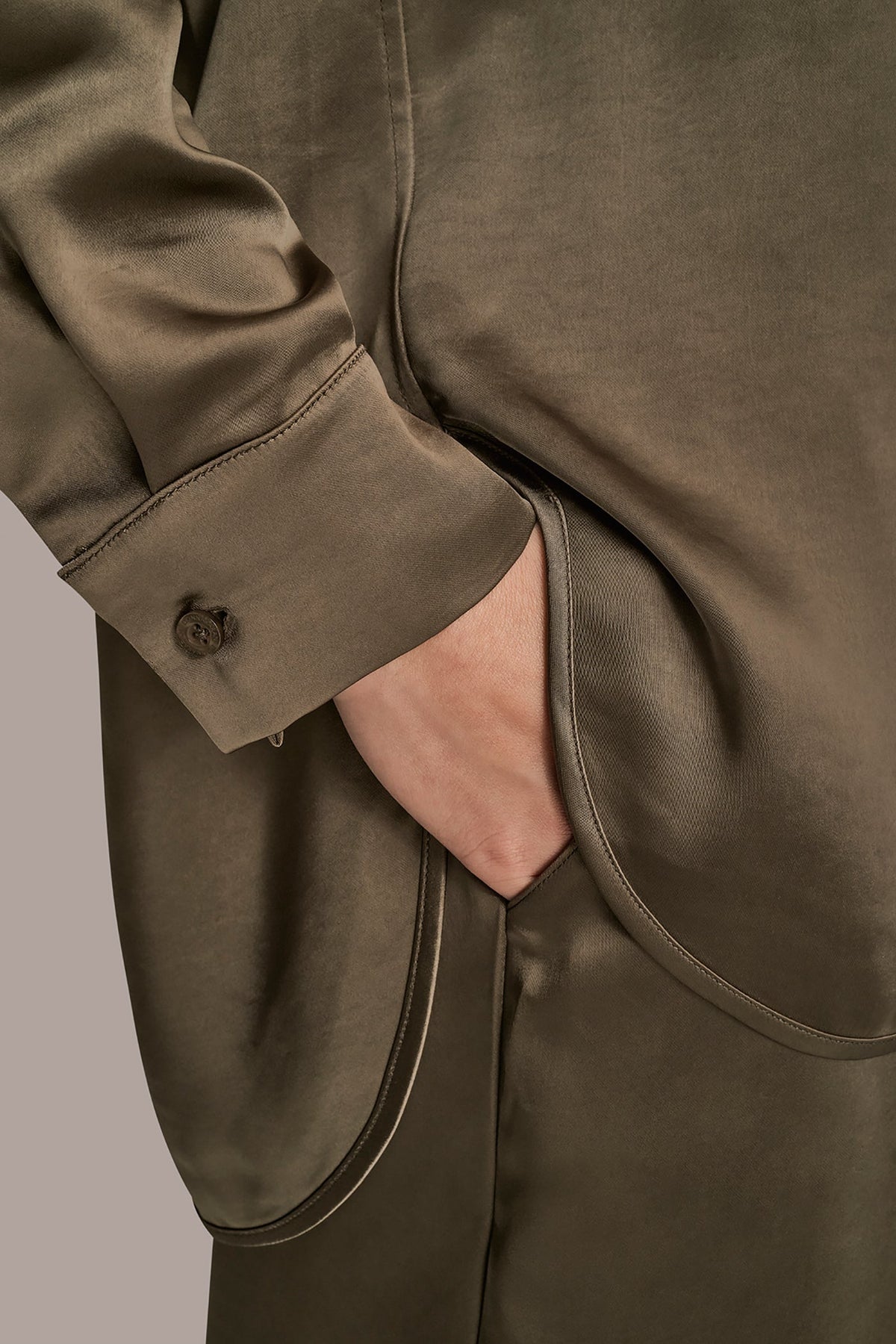 Donna Karan SATIN SHIRT