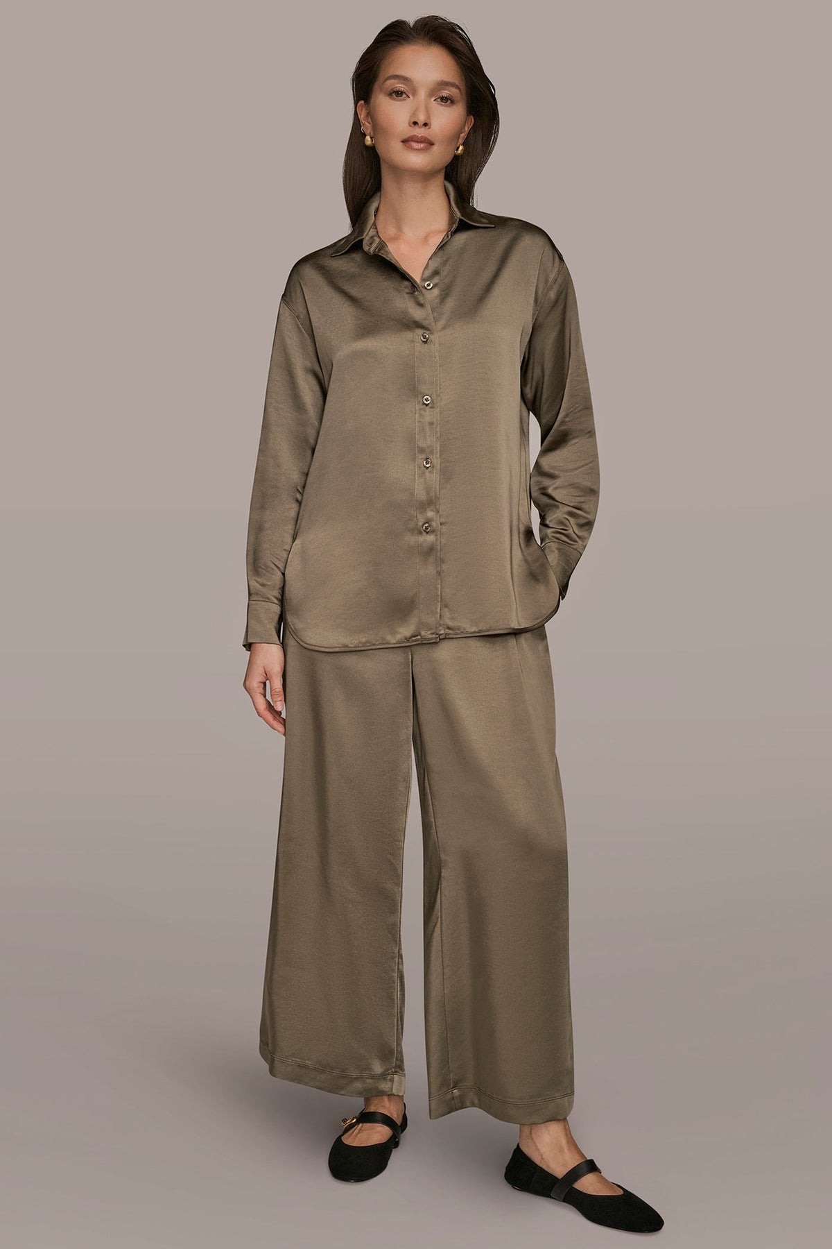 Donna Karan SATIN SHIRT