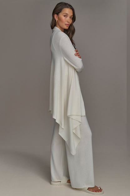 Donna Karan CASHMERE LONG SLEEVE CARDIGAN