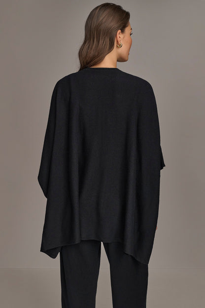 Donna Karan CASHMERE SHORT SLEEVE CARDIGAN