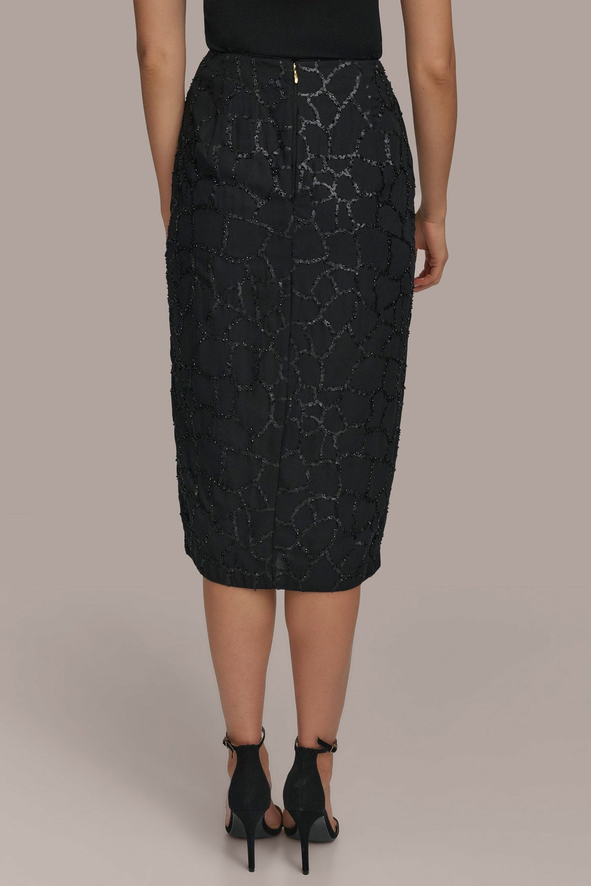 Donna Karan FAUX WRAP SKIRT