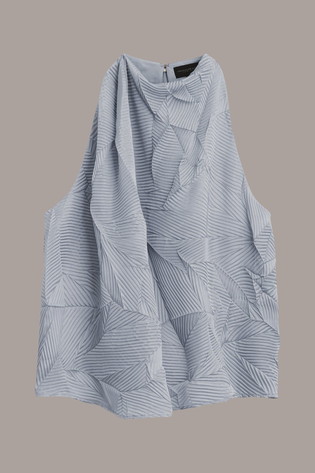 Donna Karan TEXTURED TOP WITH ANGLED HEM