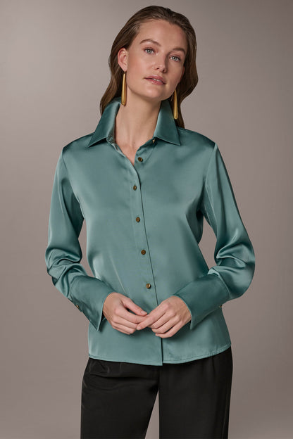 Donna Karan SATIN BLOUSE