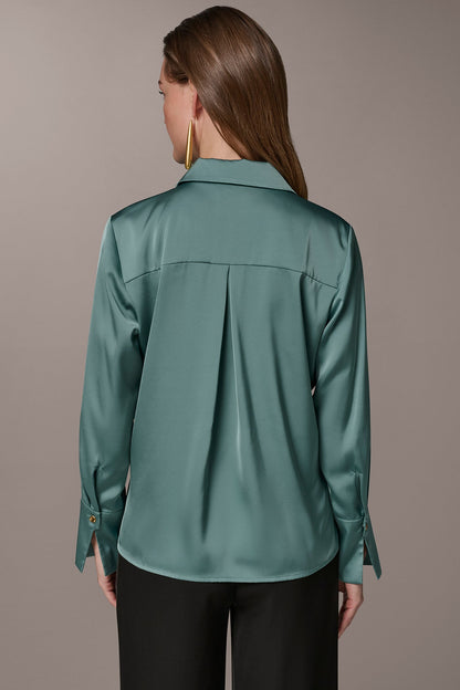 Donna Karan SATIN BLOUSE