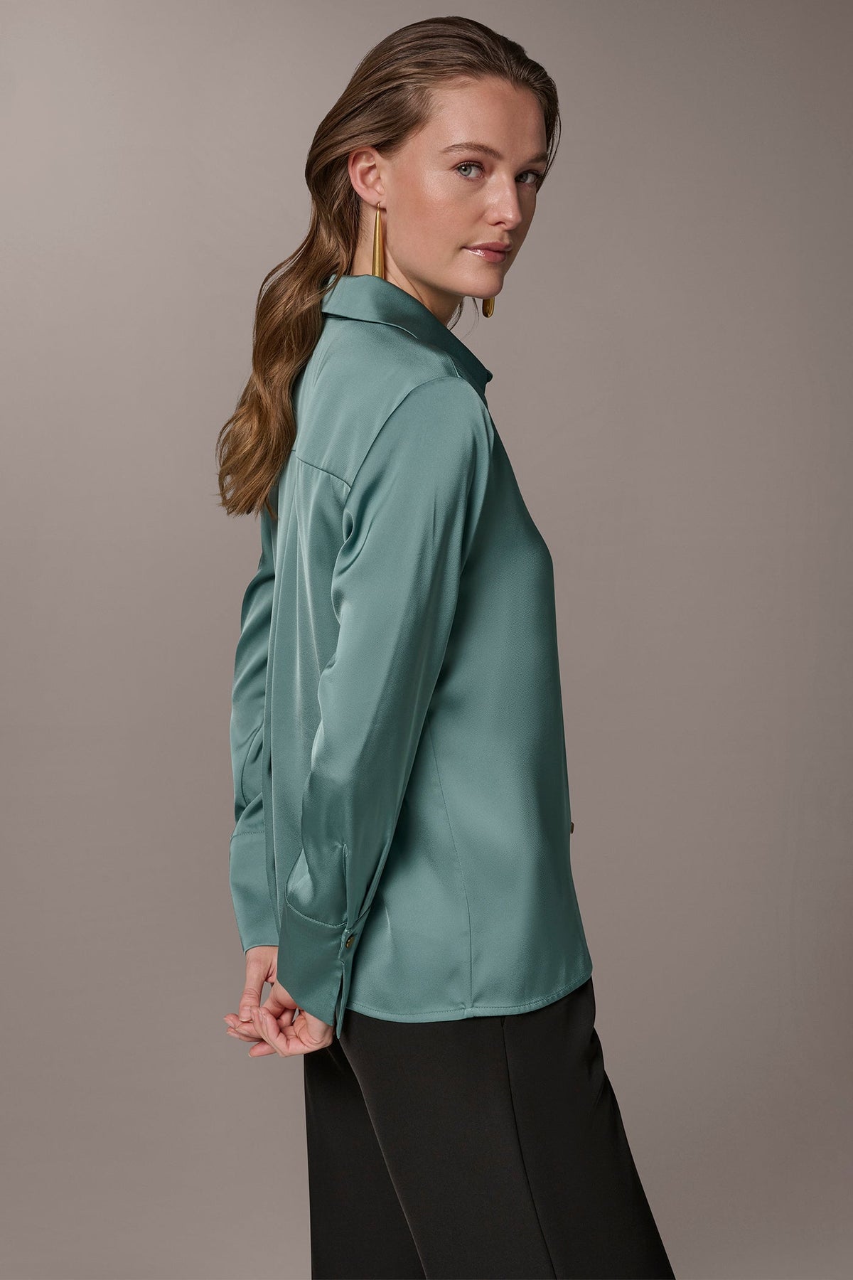 Donna Karan SATIN BLOUSE