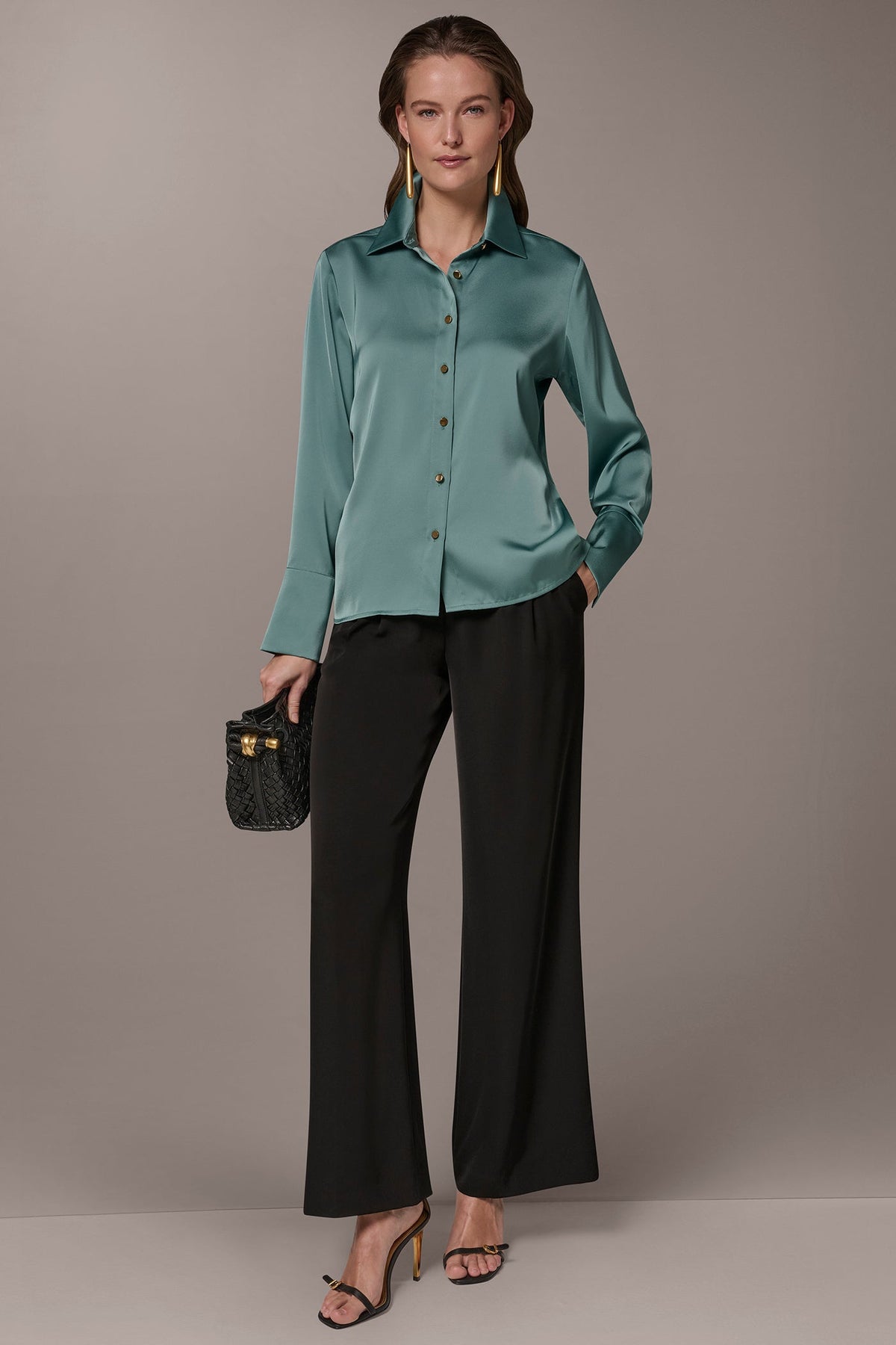 Donna Karan SATIN BLOUSE