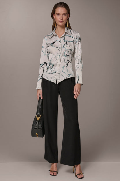 Donna Karan PRINTED BLOUSE