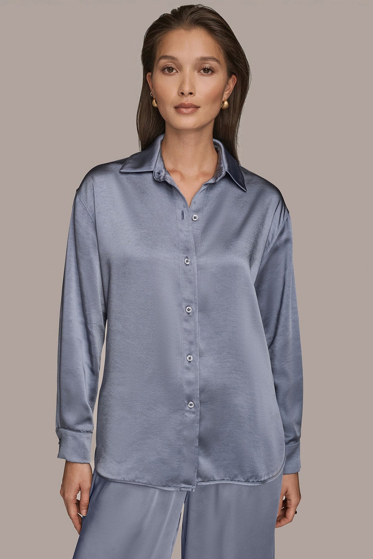 Donna Karan SATIN SHIRT