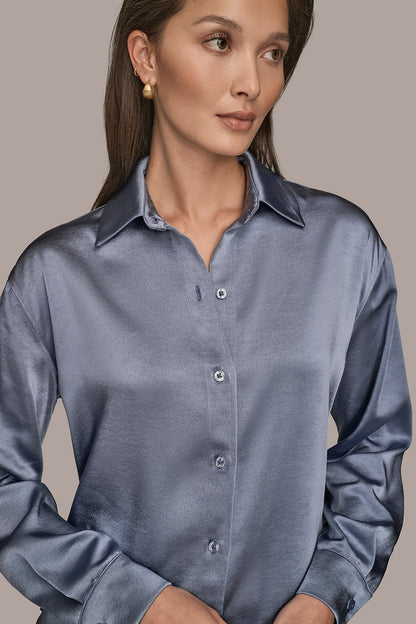Donna Karan SATIN SHIRT