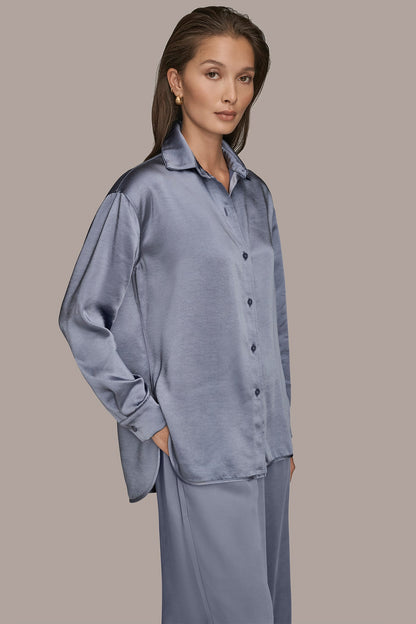 Donna Karan SATIN SHIRT