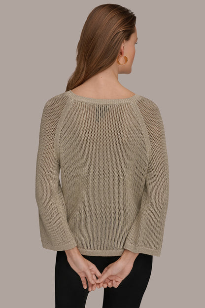 Donna Karan BOAT NECK DOLMAN SWEATER