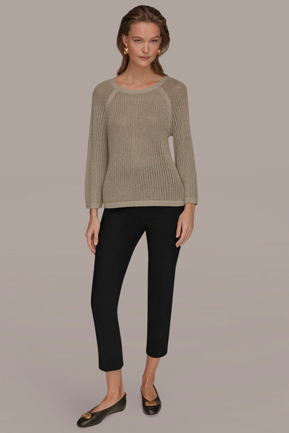 Donna Karan BOAT NECK DOLMAN SWEATER