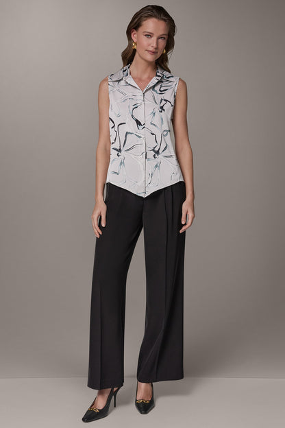 Donna Karan PRINTED BLOUSE