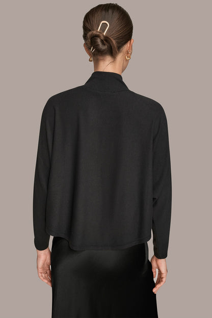 Donna Karan MOCK-NECK TOP