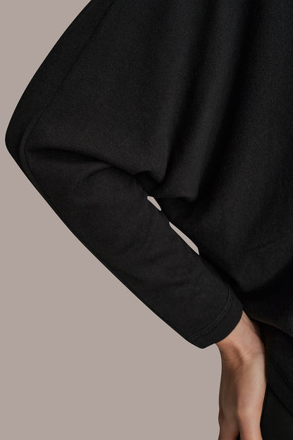 Donna Karan MOCK-NECK TOP
