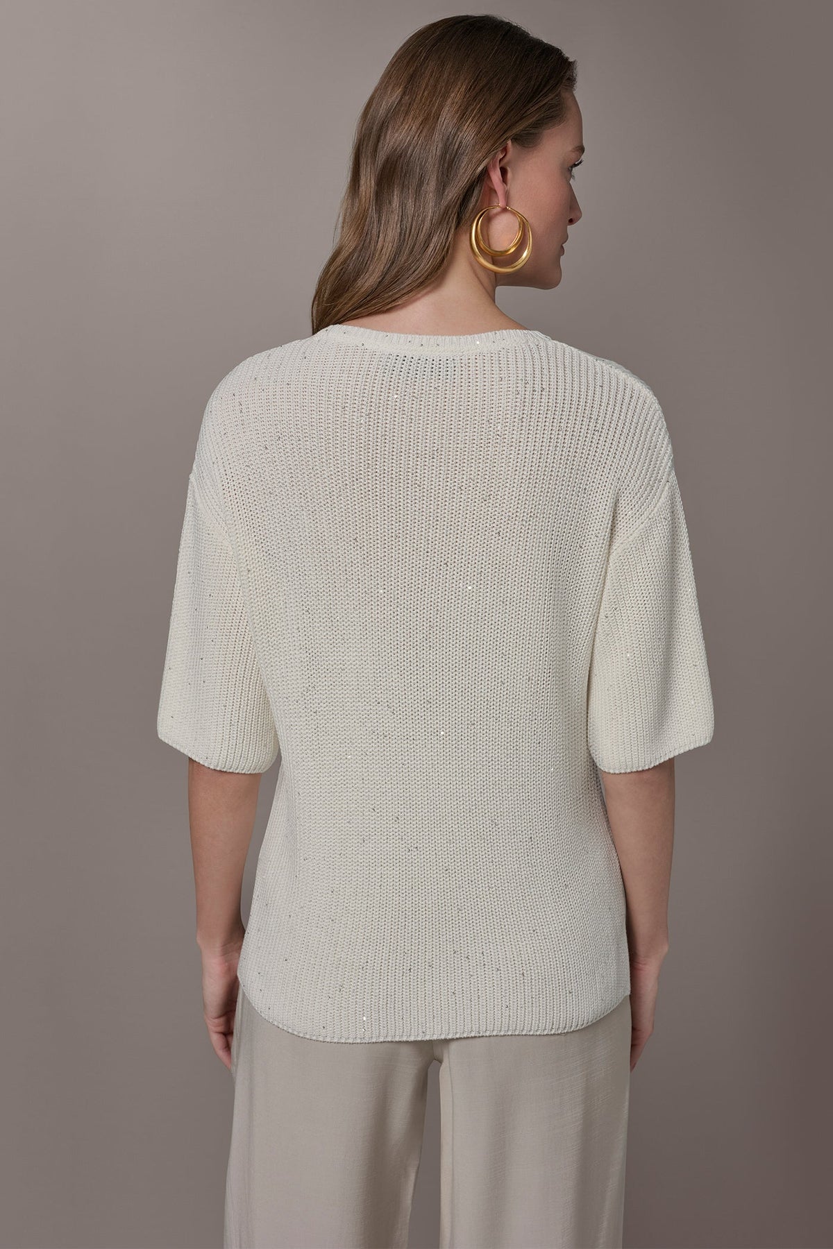 Donna Karan SEQUIN SWEATER