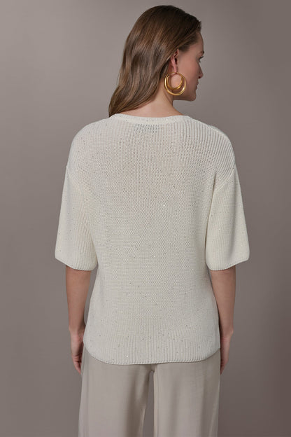 Donna Karan SEQUIN SWEATER