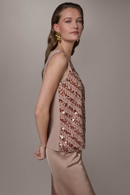 Donna Karan SEQUIN CAMISOLE
