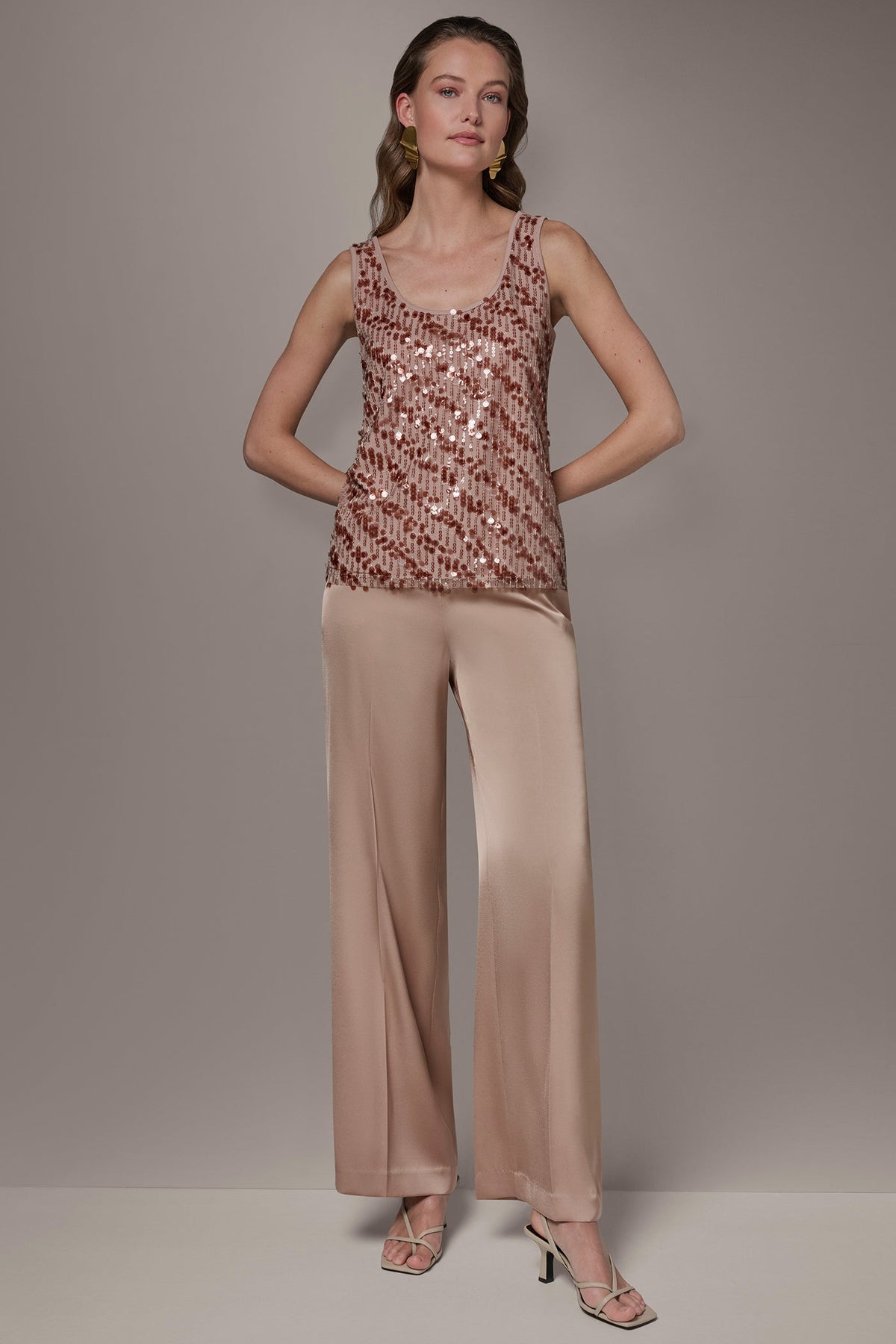 Donna Karan SEQUIN CAMISOLE