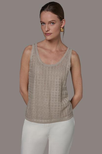 Donna Karan GRID STITCH SHELL
