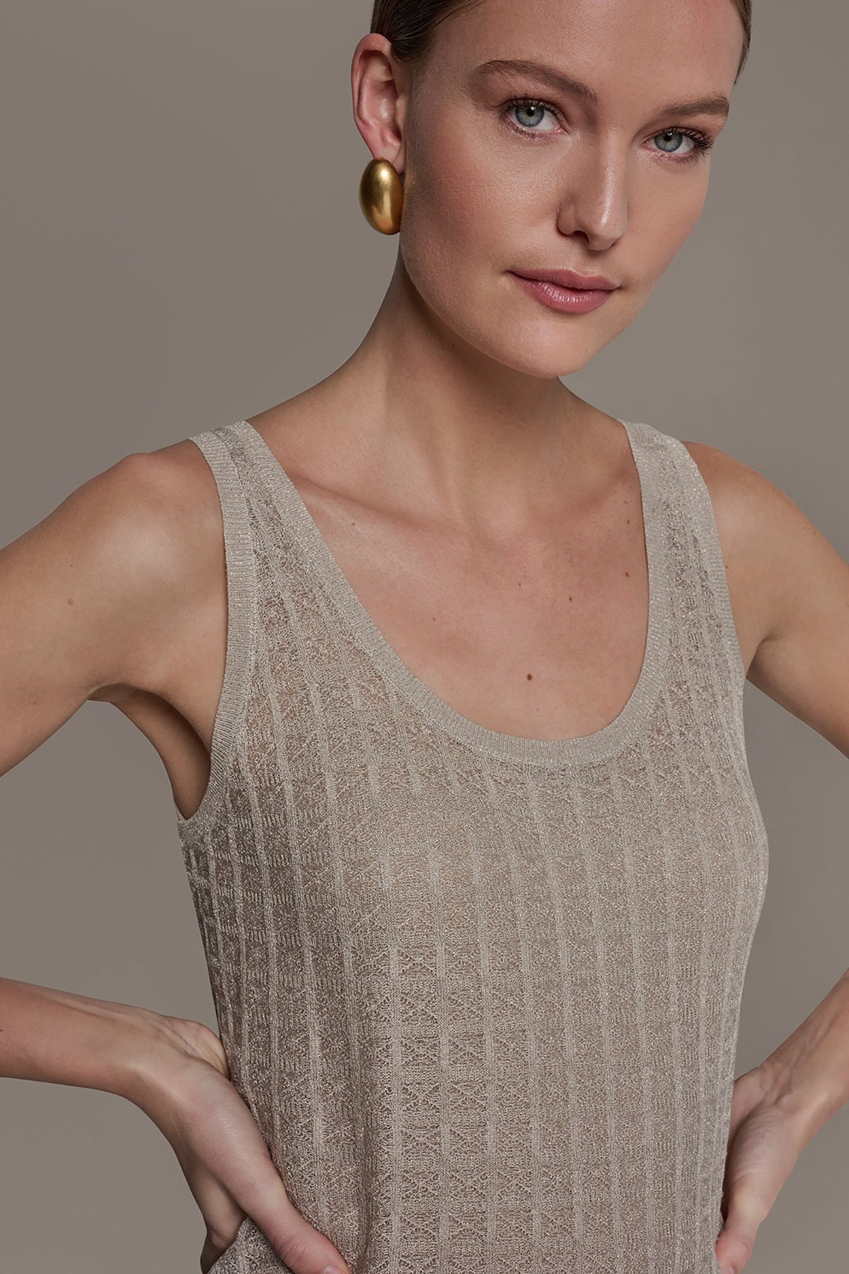 Donna Karan GRID STITCH SHELL