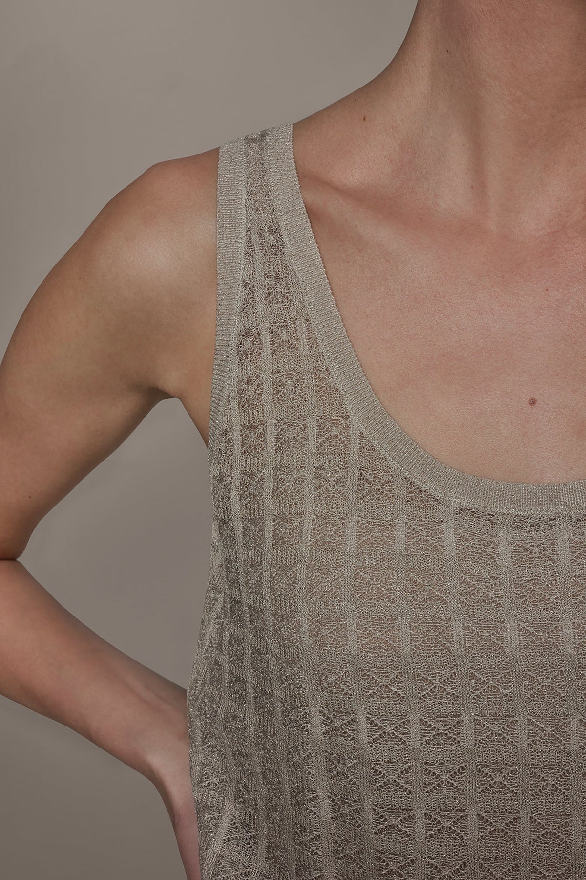 Donna Karan GRID STITCH SHELL
