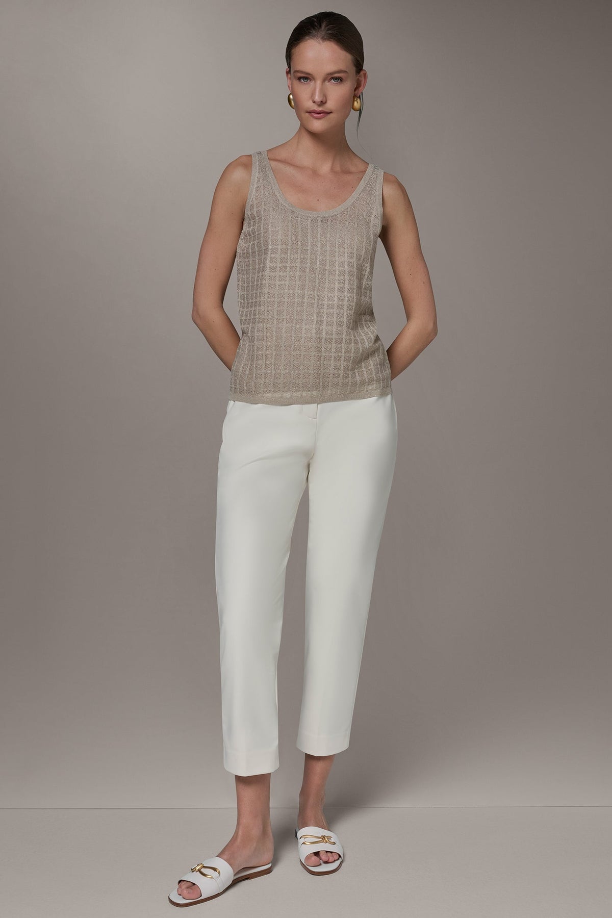 Donna Karan GRID STITCH SHELL