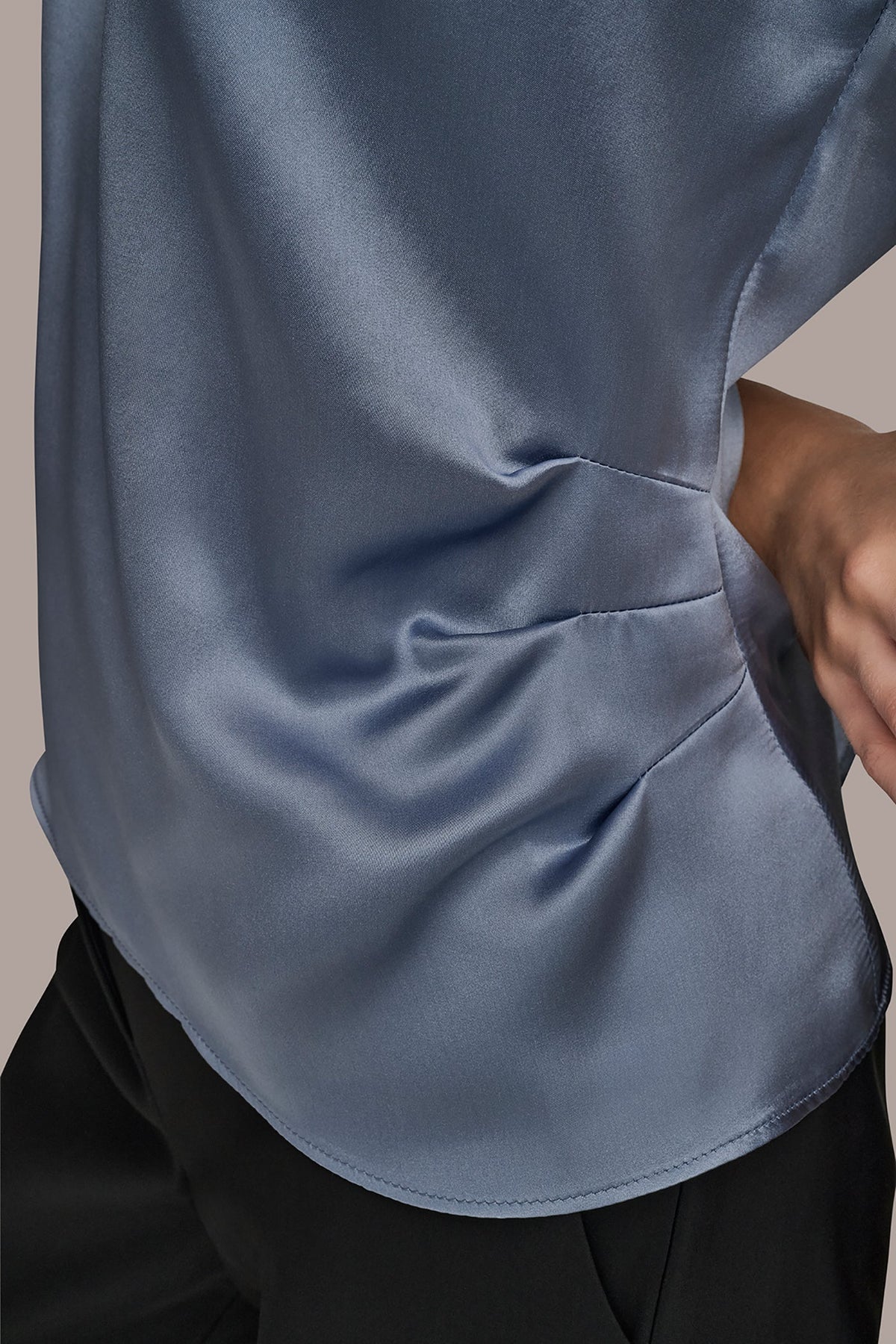 Donna Karan CAP SLEEVE BLOUSE