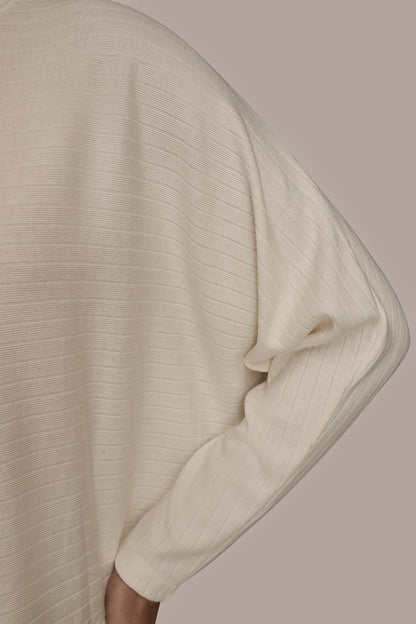 Donna Karan MOCK-NECK TOP