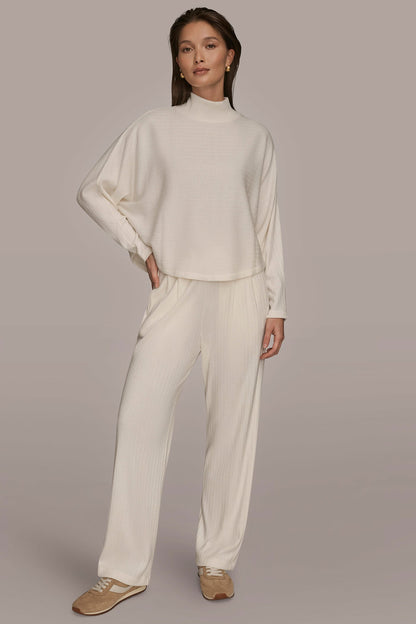 Donna Karan MOCK-NECK TOP